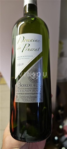 Bordeaux Vignoble Fermis Domaine de Pruerat 2019