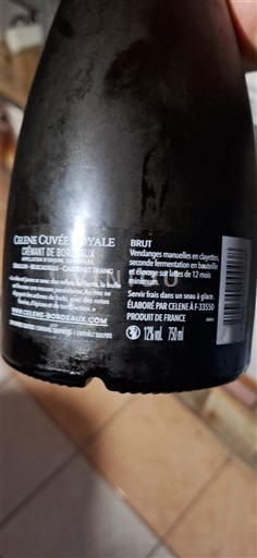 Bordeaux Crémant de Bordeaux Celene Royale Ikke årgangsbestemt