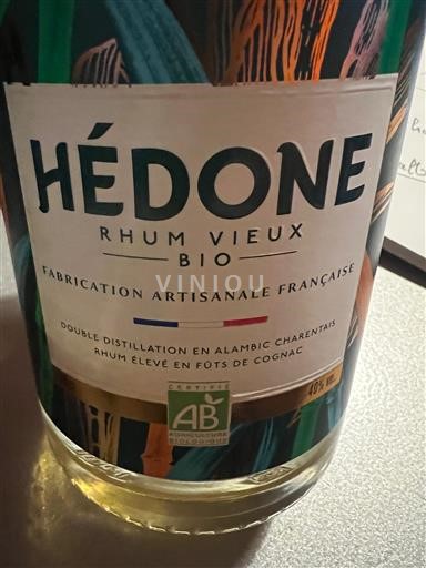 Rhum Vieux Hédone Alambic charentais  République Dominicaine