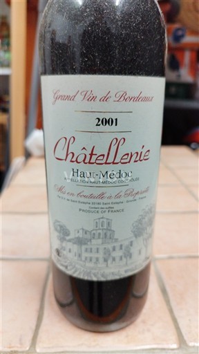 Bordeaux Haut-Médoc Châtellerie 2001