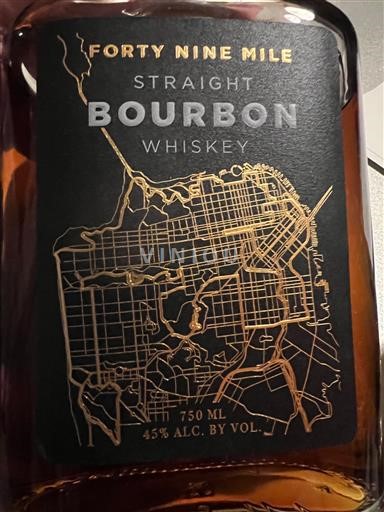 Whisky Bourbon Forty Nine Mile San Fransisco Distilling  USA Nicht Spezifiziert Nicht spezifiziert