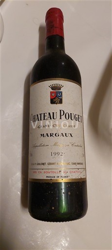 Bordeaux Margaux Grand Cru Château Pouget 1992