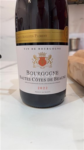 Burgundi Beaunen Ylämaat Cave d’Augustin Florent 2022