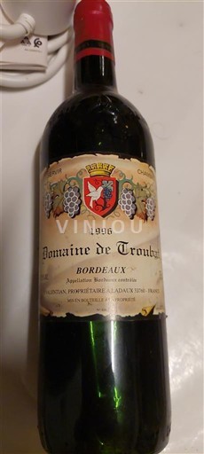 Bordeaux Domaine Troublant 1996