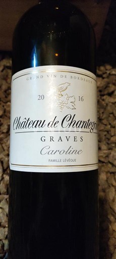 Bordeaux Graves Château Chantegrive Caroline 2016