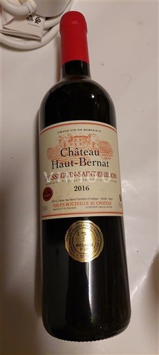 Bordeaux Puisseguin-saint-émilion Château Haut-Bernat 2016