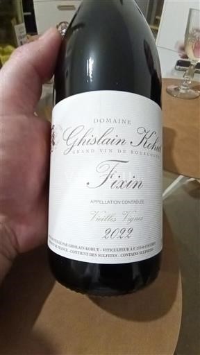 Burgund Fixin Domaine Ghislain Kohut Vieilles Vignes 2022
