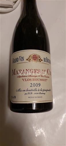 Burgundsko Maranges Premier Cru P.B. - 21590 Santenay Clos Roussot 2009