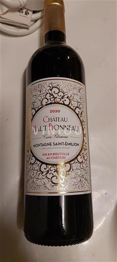Bordeaux Montagne-saint-émilion Château Haut Bonneau Réserve 2020