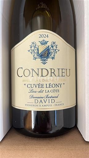 Rhône Valley Condrieu Domaine Bertrand David Léony 2024