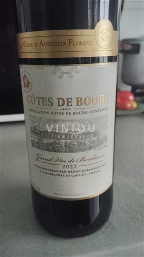 Bordeaux Côtes-de-bourg La Cave d’Augustin Florent 2022