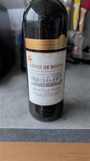 Bordeaux Côtes-de-bourg La Cave d’Augustin Florent 2022