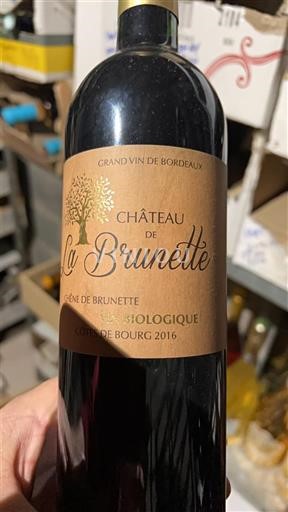 Burdeos Côtes-de-bourg Château La Brunette Crème de Brunette 2016