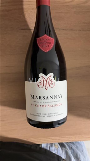 Bourgogne Marsannay Château Marsannay Au Champ Salomon 2021