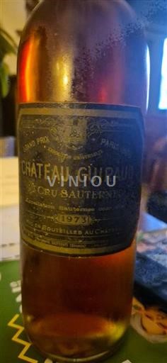 Bordeaux Sauternes Grand Cru Château Guiraud 1973