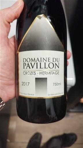 Rhône-dalen Crozes-Hermitage Domaine Pavillon 2017