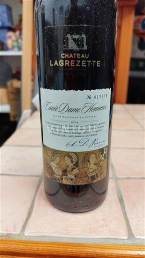 Sud-Ouest Cahors Château Lagrézette Dame Honneur Non Millésimé