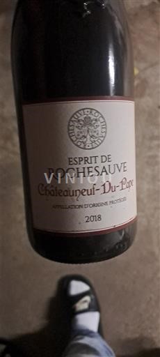 Valle del Ródano Châteauneuf-du-Pape. Esprit de Rochesauve 2018