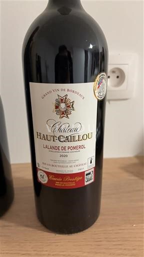 Bordeaux Lalande-de-Pomerol Château Haut-Caillou Prestige 2020
