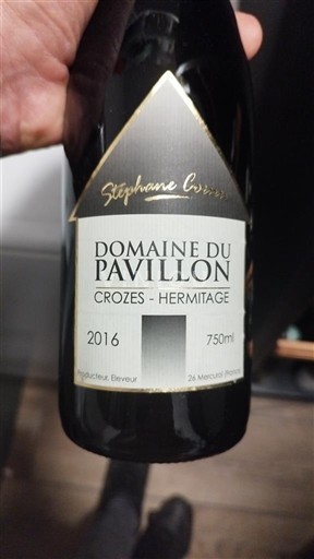 Rhône-dalen Crozes-Hermitage Domaine Pavillon 2016