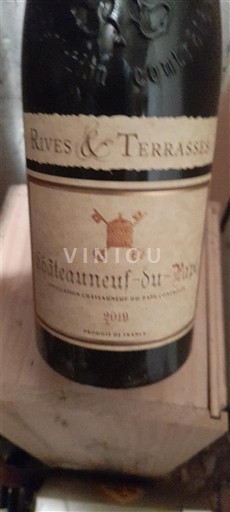 Valle del Ródano Châteauneuf-du-Pape. Rives & Terrasses 2019