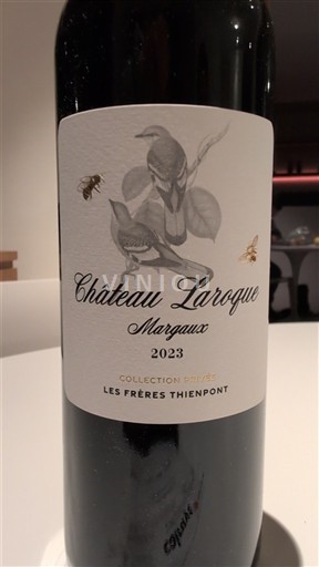 Bordeaux Margaux Château Laroque Collection privée Les Frères Thienpont 2023