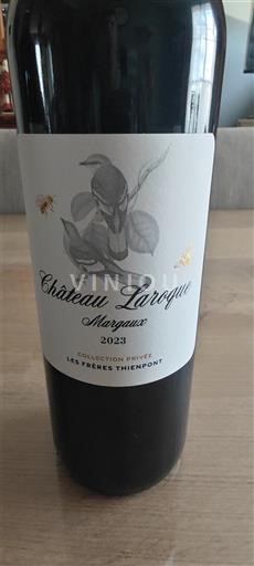 Bordeaux Margaux Château Laroque Collection privée Les Frères Thienpont 2023