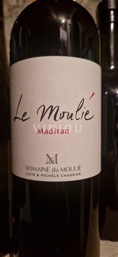 Sudoeste Madiran Domaine Moulié Le Moulié 2020
