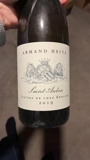 Borgoña San Aubin Armand Heitz Travers de Chez Édouard 2019