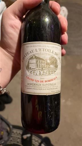 Bordeaux Bordeaux Supérieur Château L'Étoile du Sud 2000