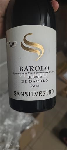 Piemonte Barolo Sansilvestro Del Comune di Barolo 2018
