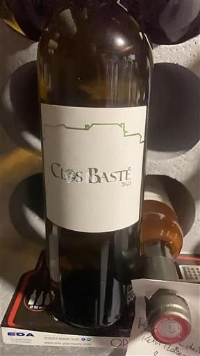 Jugperëndim Pacherenc-du-vic-bilh Clos Basté 2023