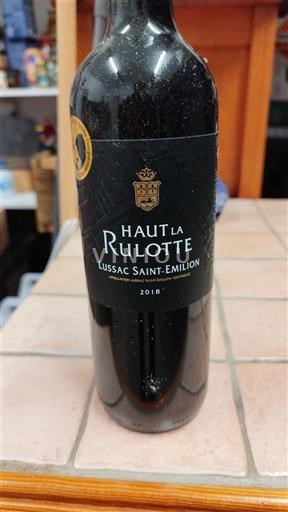 Bordeaux Lussac-saint-émilion Haut La Rulotte 2018