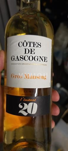 Zuidwest-Frankrijk Côtes de Gascogne L'instant 20 Niet-geïntegreerd