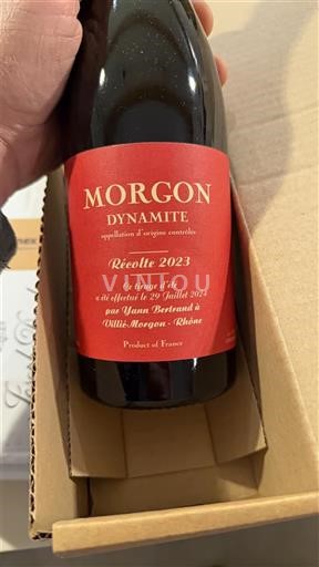 Beaujolais Morgon Yann Bertrand Dynamite 2023