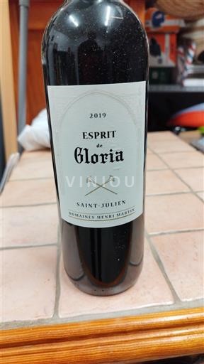 Burdeos Saint-Julien Domaine Domaines Henri Martin Esprit de Gloria 2019