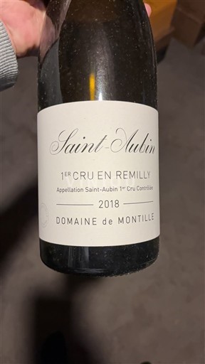 Burgundsko Saint-Aubin Premier Cru Domaine Montille 1er Cru En Remilly 2018