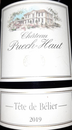Languedoc Coteaux du Languedoc Puech-Haut Tete de Belier 2019
