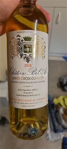Bordeaux Sainte-Croix-Du-Mont Château Bel Air 2018