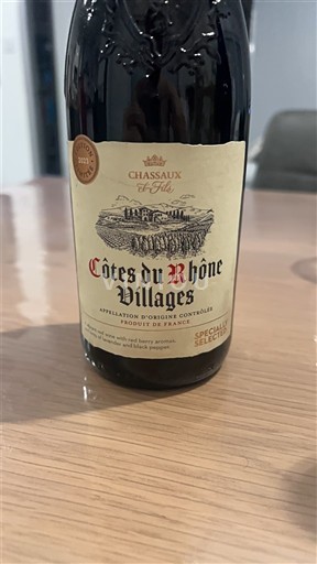 Vallée du Rhône Côtes-du-rhône-villages Chassaux & Fils 2023