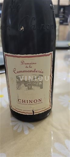 Rượu vang Rouge sec Domaine La Commanderie Non millésimé Pháp Thung lũng sông Loire Chinon AOC