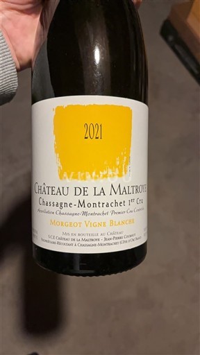 Burgundija Chassagne-Montrachet Premier Cru Château La Maltroye Morgeot Vigne Blanche 2021