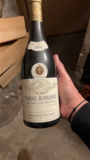 Borgoña No especificado Premier Cru Mongeard-Mugneret 1er Cru Les Orveaux 2004