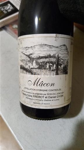 Burgundi Mâcon ja Mâcon-kylät SCEA du Jonchey 2014