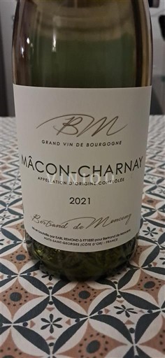 Burgundi Mâcon ja Mâcon-kylät Bottard de Mâconny 2021