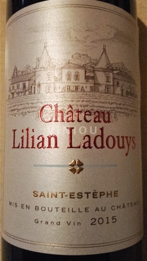 Burdeos Saint-Estèphe CRU BOURGEOIS Château LILIAN LADOUYS - Crus Bourgeois - 05 56 59 71 96 - 33180 - SAINT-ESTEPHE Château Lilian Ladouys 2015