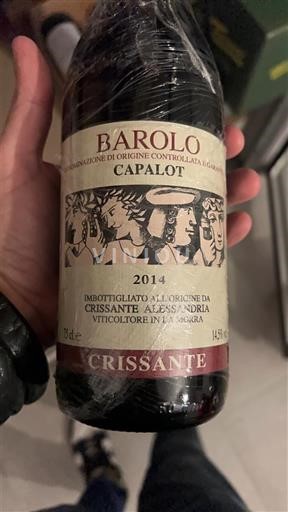 Piemonte Barolo Crissante Alessandria Capalot 2014