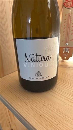 Rượu vang Blanc sec Natura Domaine Saparale 2024 Pháp Languedoc và Roussillon Thung lũng Cesse IGP