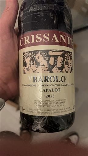 Piemonte Barolo Crissante Alessandria Capalot 2015