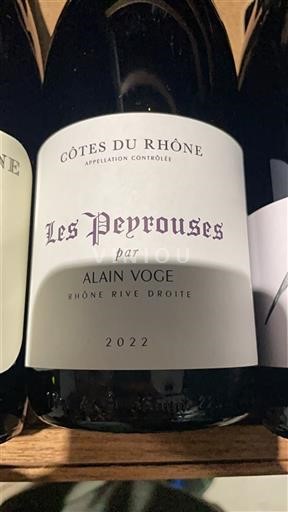 Rhône-dalen Côtes-du-Rhône Alain Voge Les Peyrouses 2022